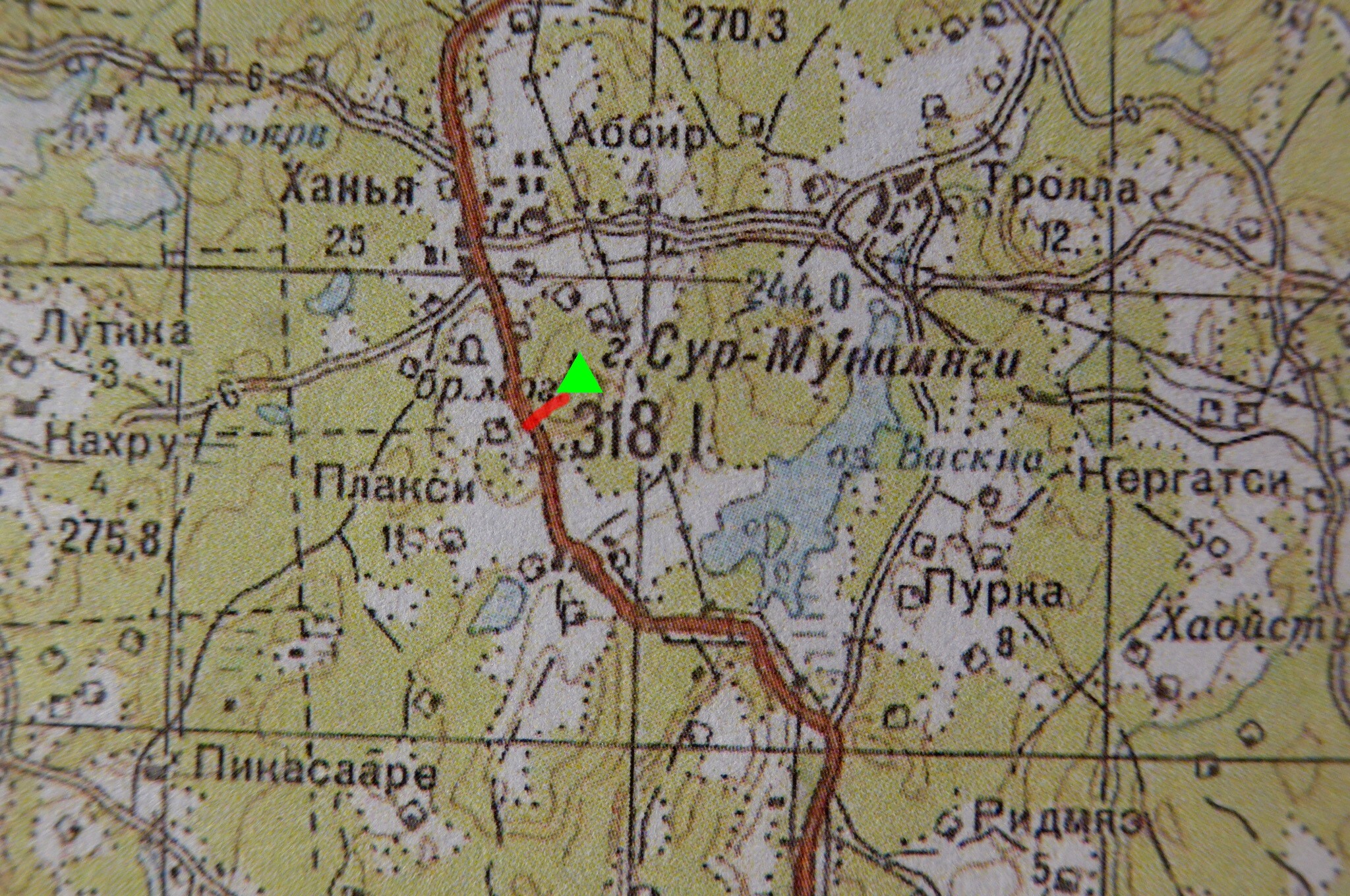 mapa Suur Munamägi_100k